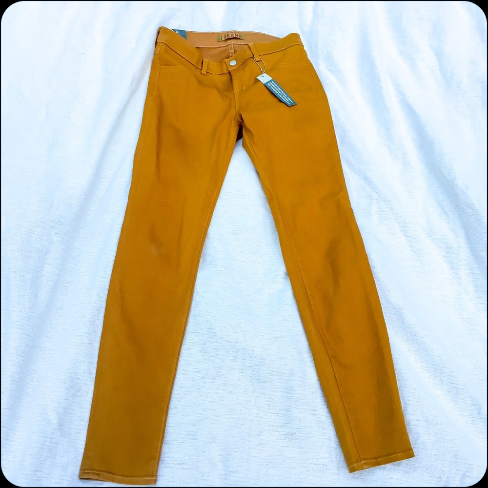 NWT J Brand Mustard Skinny Pants